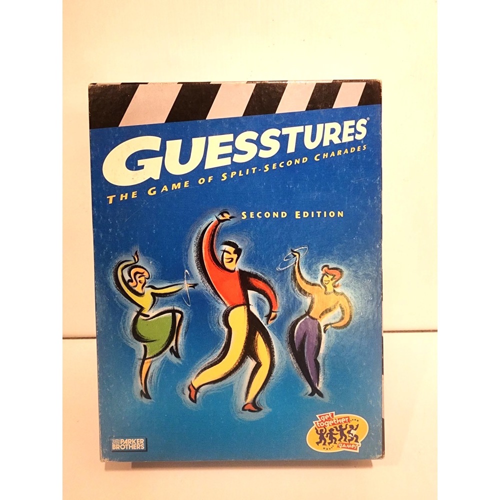 Vintage Guesstures Board Game 2nd Edition 2003 Parker Brothers